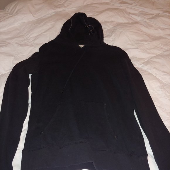 Calvin Wool Hoodie Sweater Size Medium  Pull String and Button Up - Picture 8 of 8